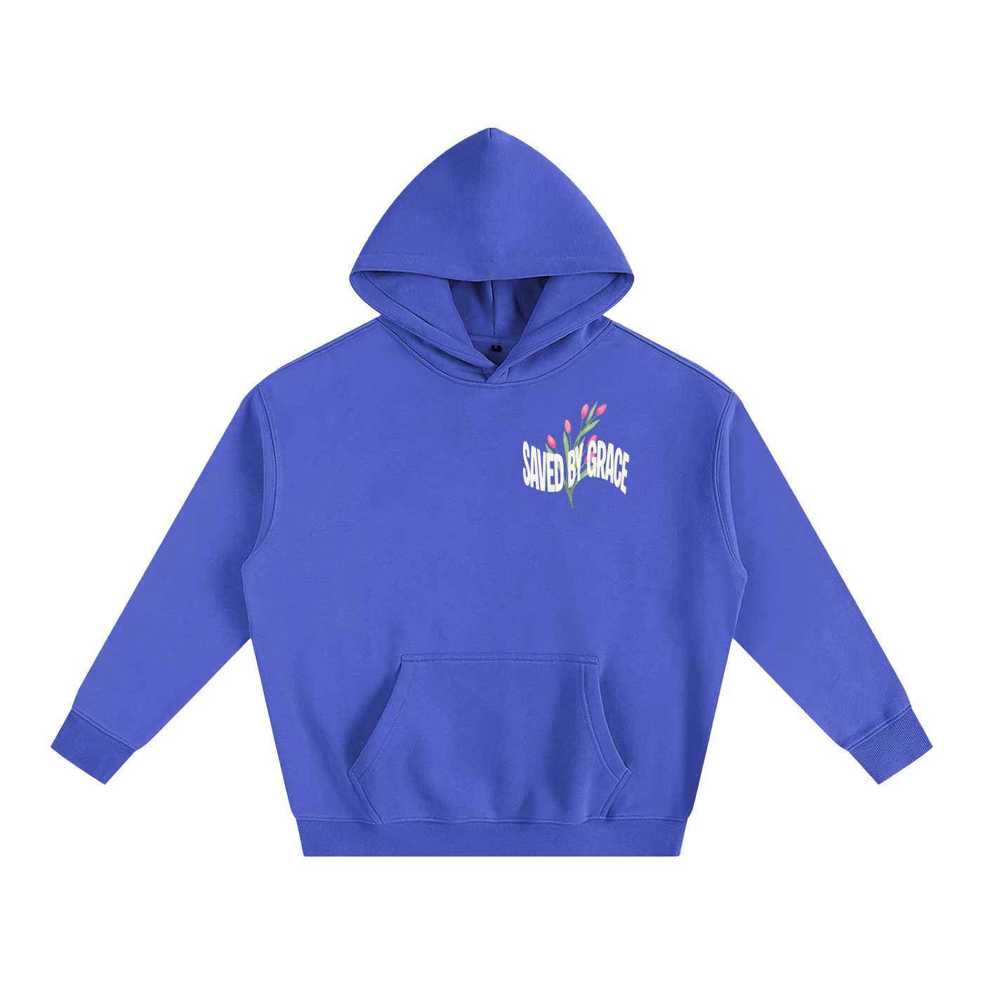 Saved by Grace Oversize Fleeced Hoodie