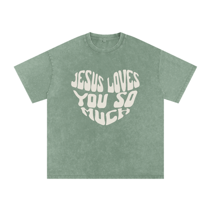 Jesus Loves You Heart Tee