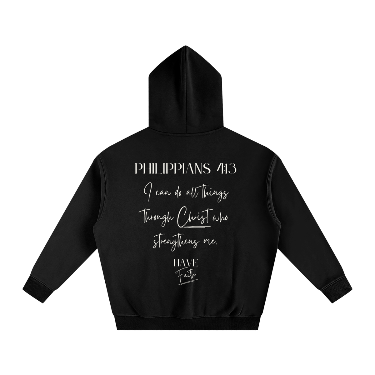 Philippians 4:13 Fleeced Hoodie