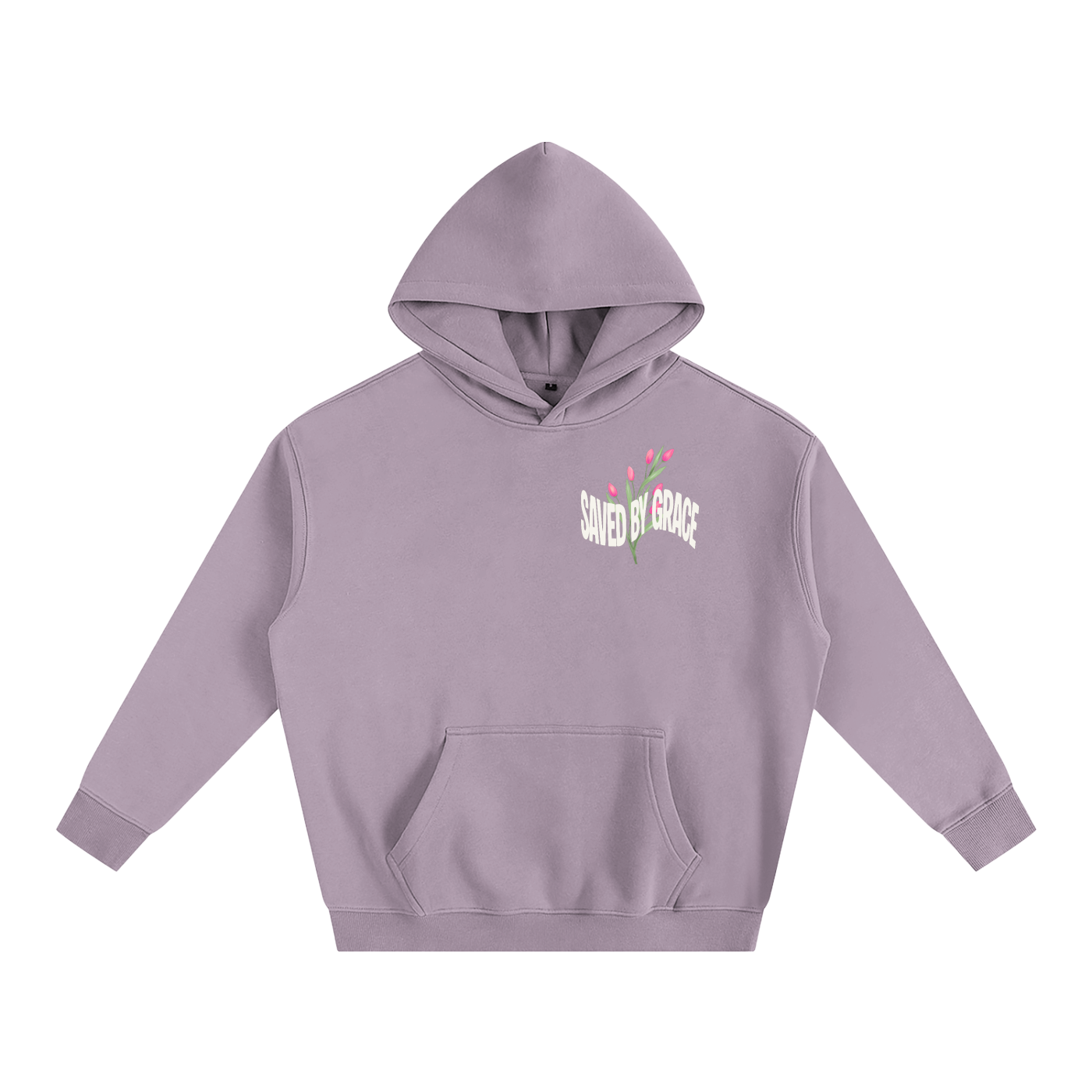 Saved by Grace Oversize Fleeced Hoodie