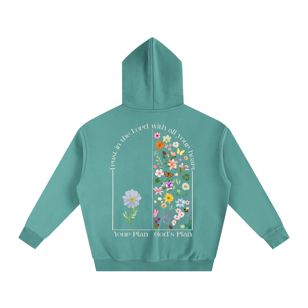 God's Plan Oversize Fleeced Hoodie