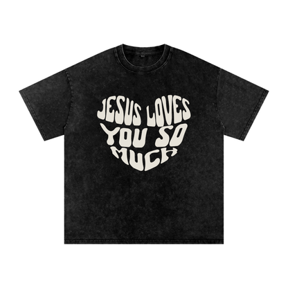 Jesus Loves You Heart Tee