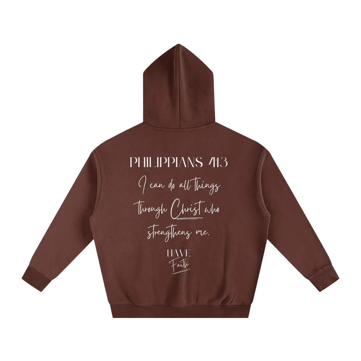 Philippians 4:13 Fleeced Hoodie