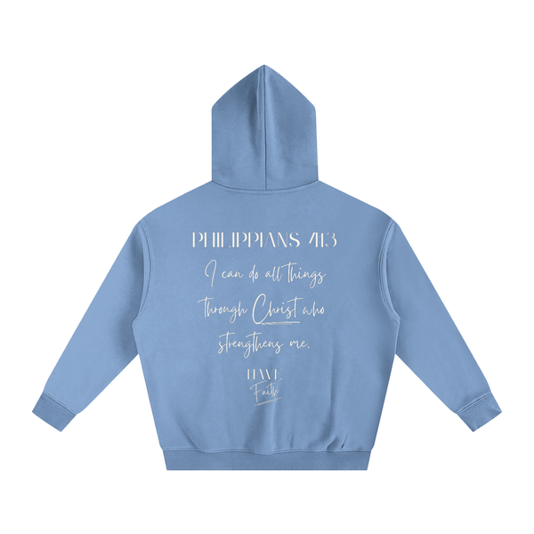 Philippians 4:13 Fleeced Hoodie