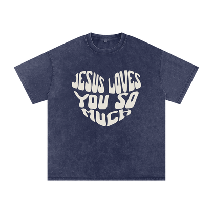 Jesus Loves You Heart Tee