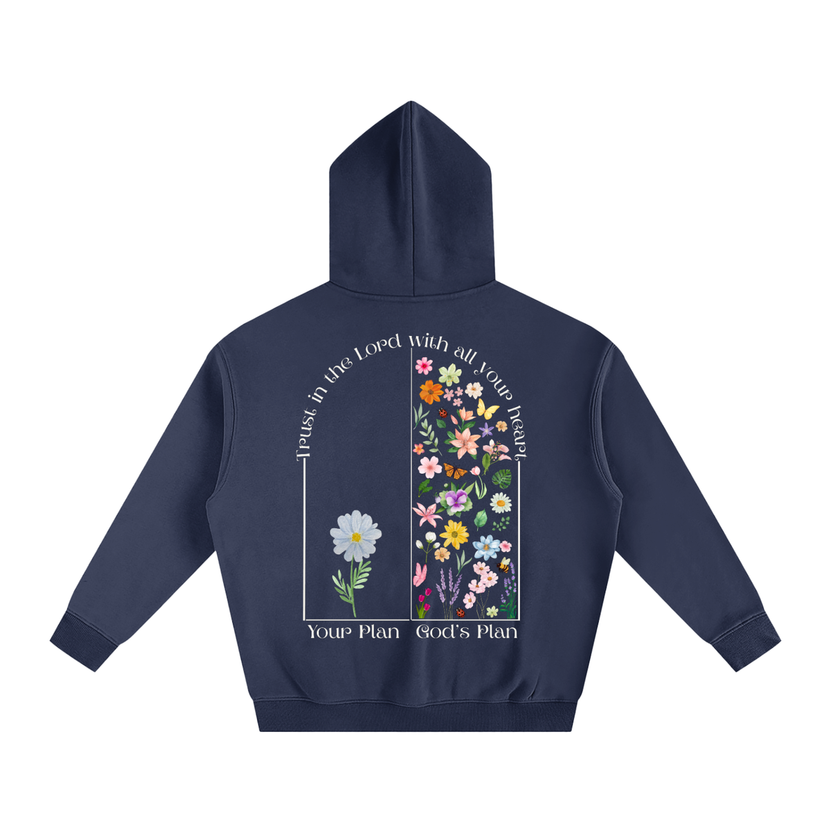 God's Plan Oversize Fleeced Hoodie