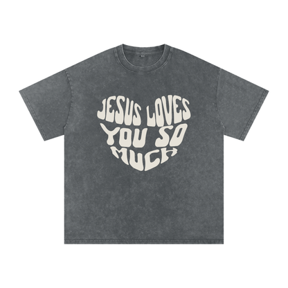 Jesus Loves You Heart Tee