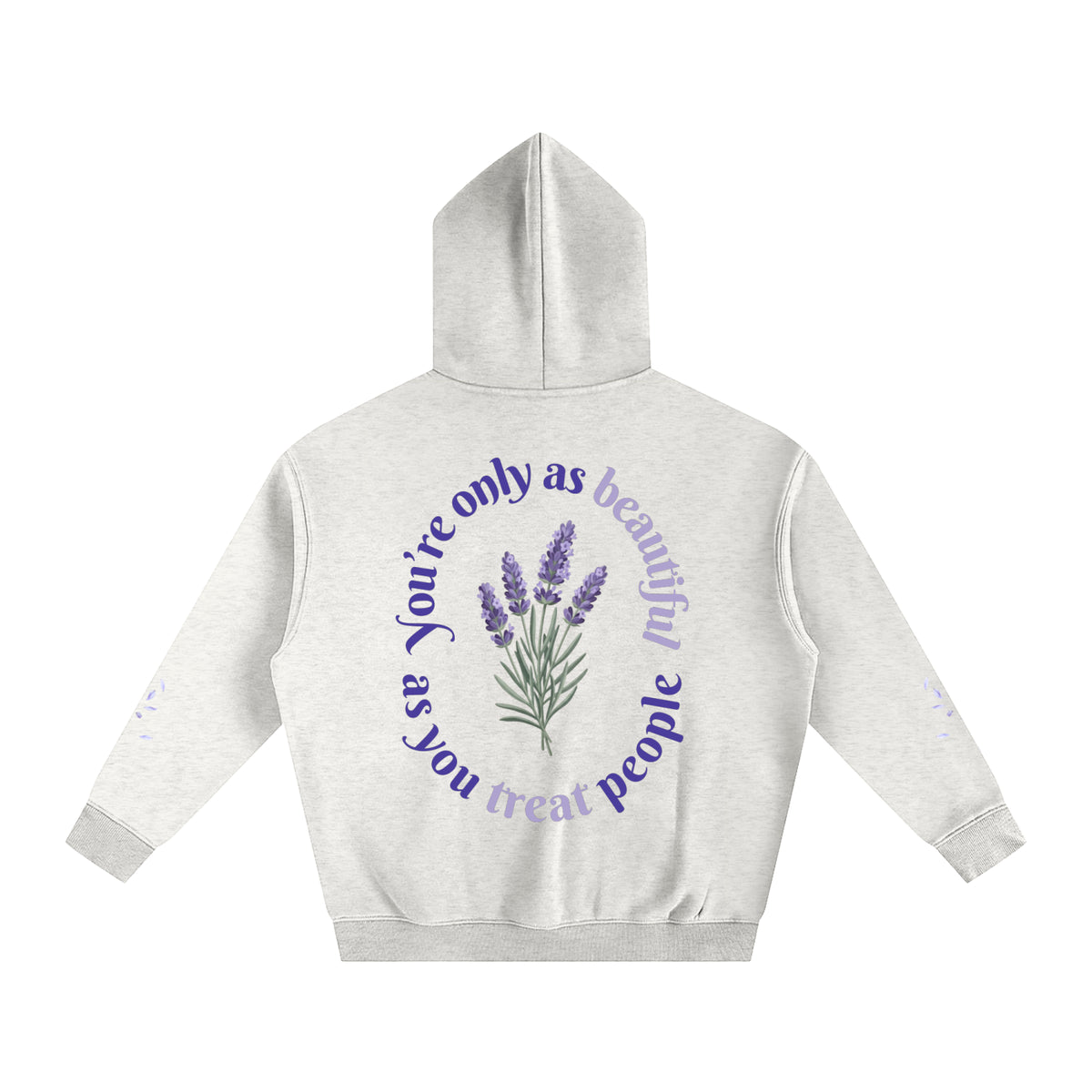 Only As Beautiful Oversize Fleeced Hoodie