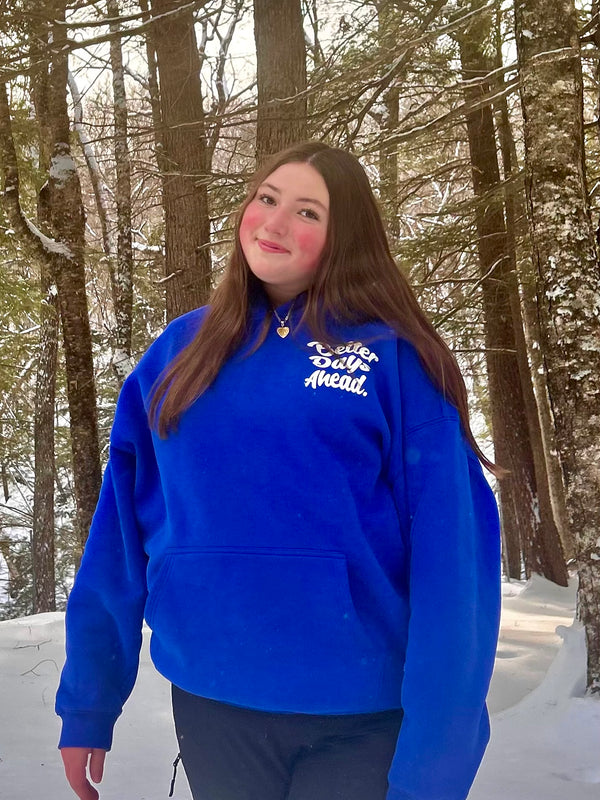 Better Days Ahead Oversized Fleeced Hoodie