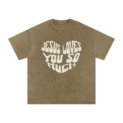 Jesus Loves You Heart Tee