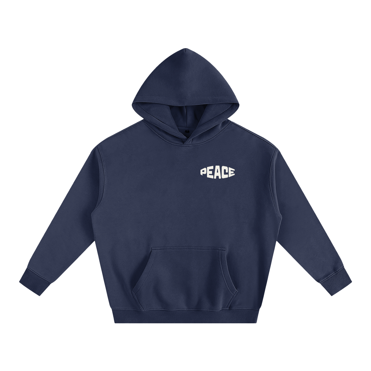 Peace Oversize Fleece Hoodie