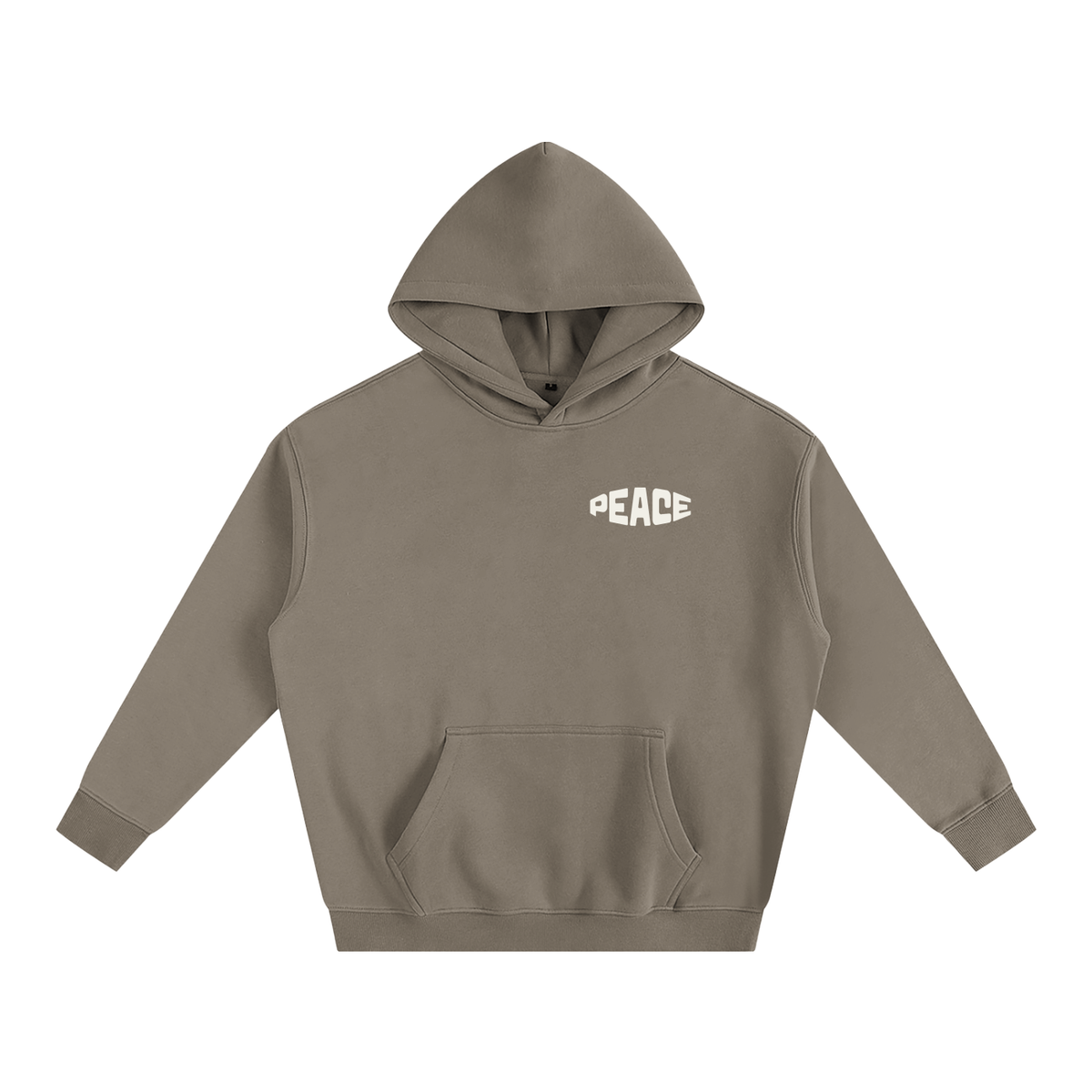 Peace Oversize Fleece Hoodie
