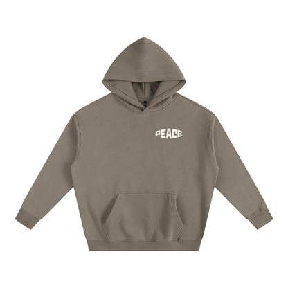 Peace Oversize Fleece Hoodie
