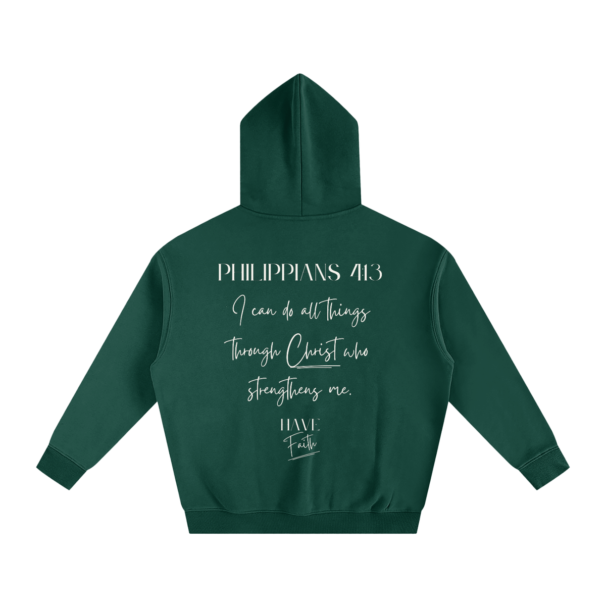 Philippians 4:13 Fleeced Hoodie
