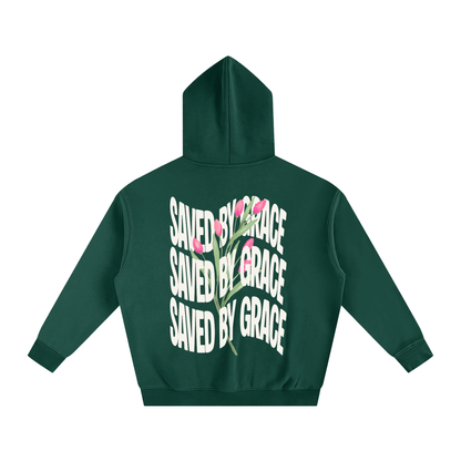 Saved by Grace Oversize Fleeced Hoodie