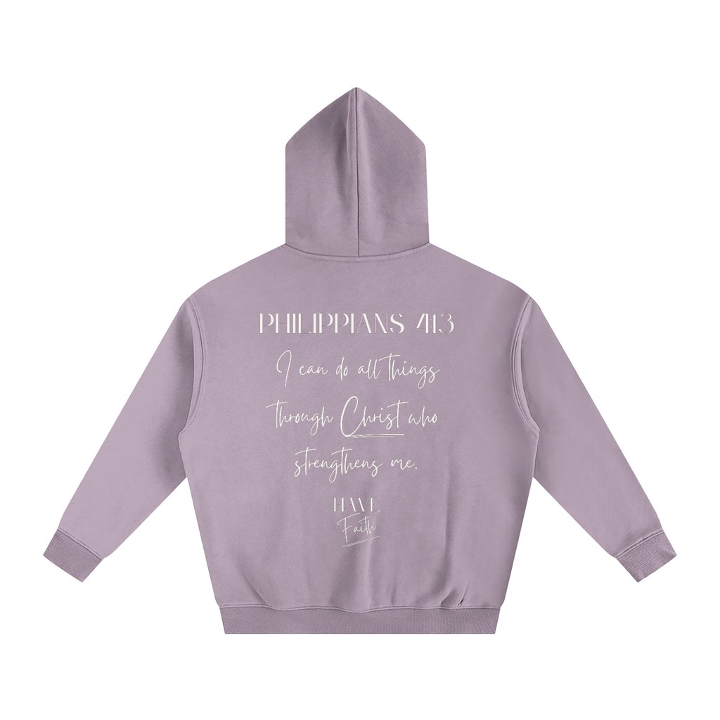 Philippians 4:13 Fleeced Hoodie