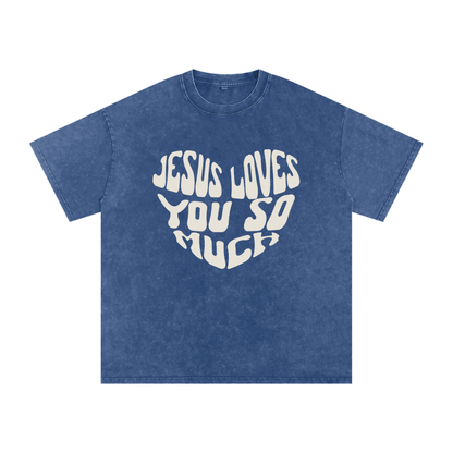 Jesus Loves You Heart Tee