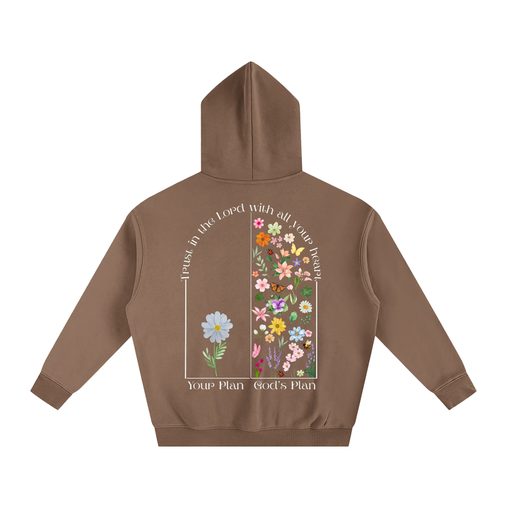 God's Plan Oversize Fleeced Hoodie