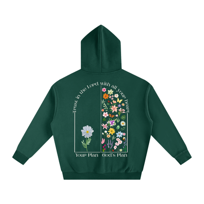 God's Plan Oversize Fleeced Hoodie