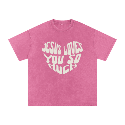 Jesus Loves You Heart Tee