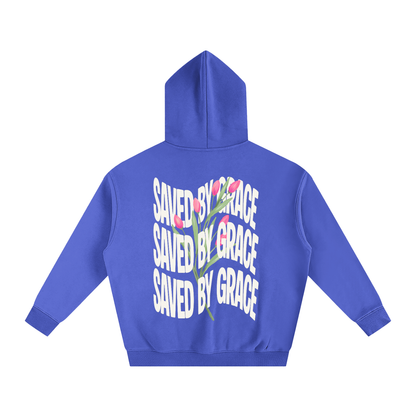 Saved by Grace Oversize Fleeced Hoodie