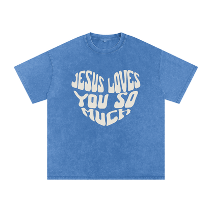 Jesus Loves You Heart Tee