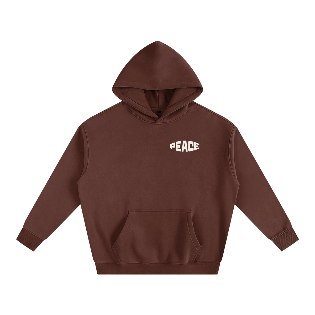 Peace Oversize Fleece Hoodie