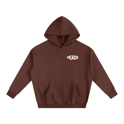 Peace Oversize Fleece Hoodie