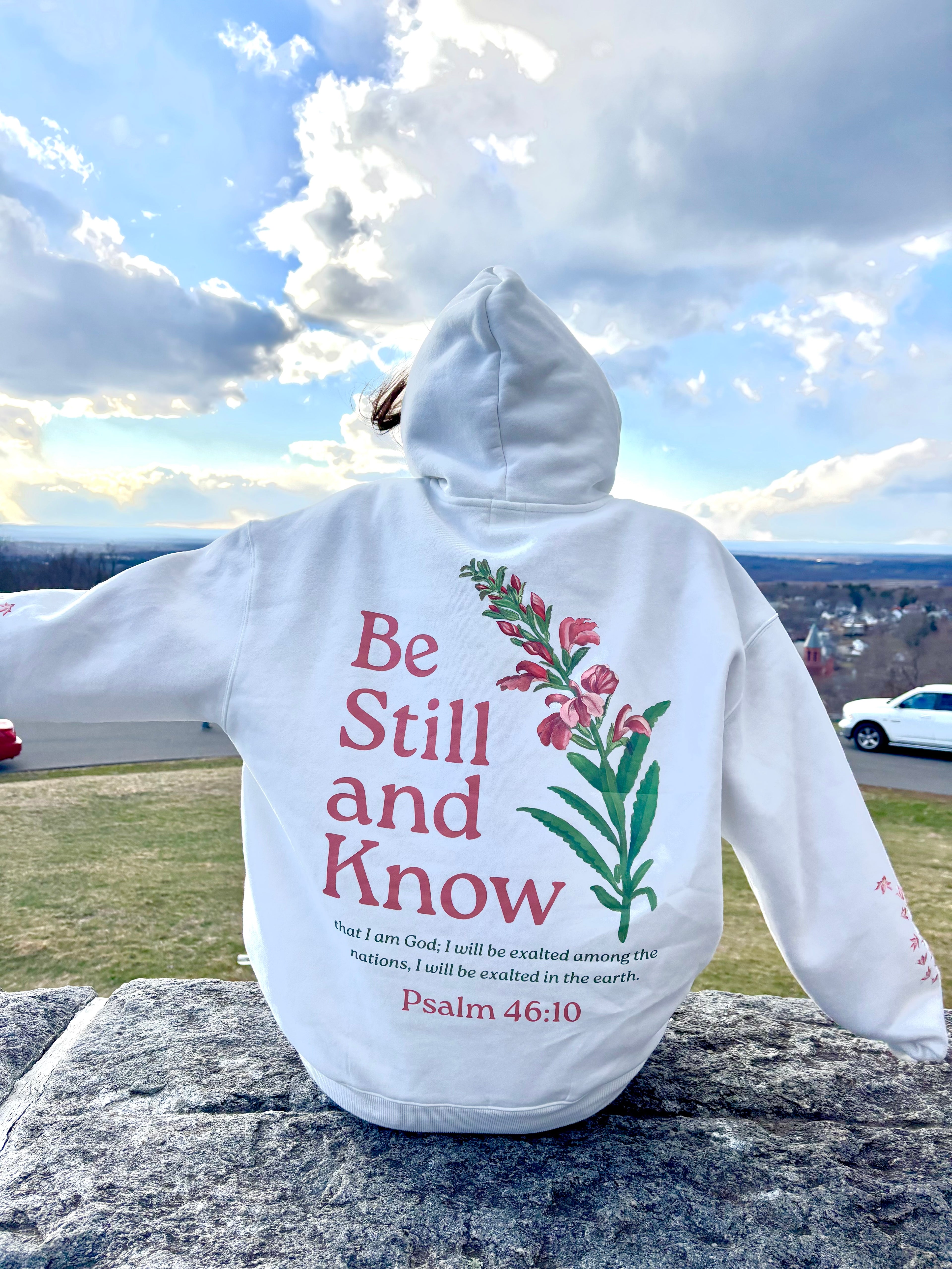 Be Still & Know Oversized Fleece Hoodie
