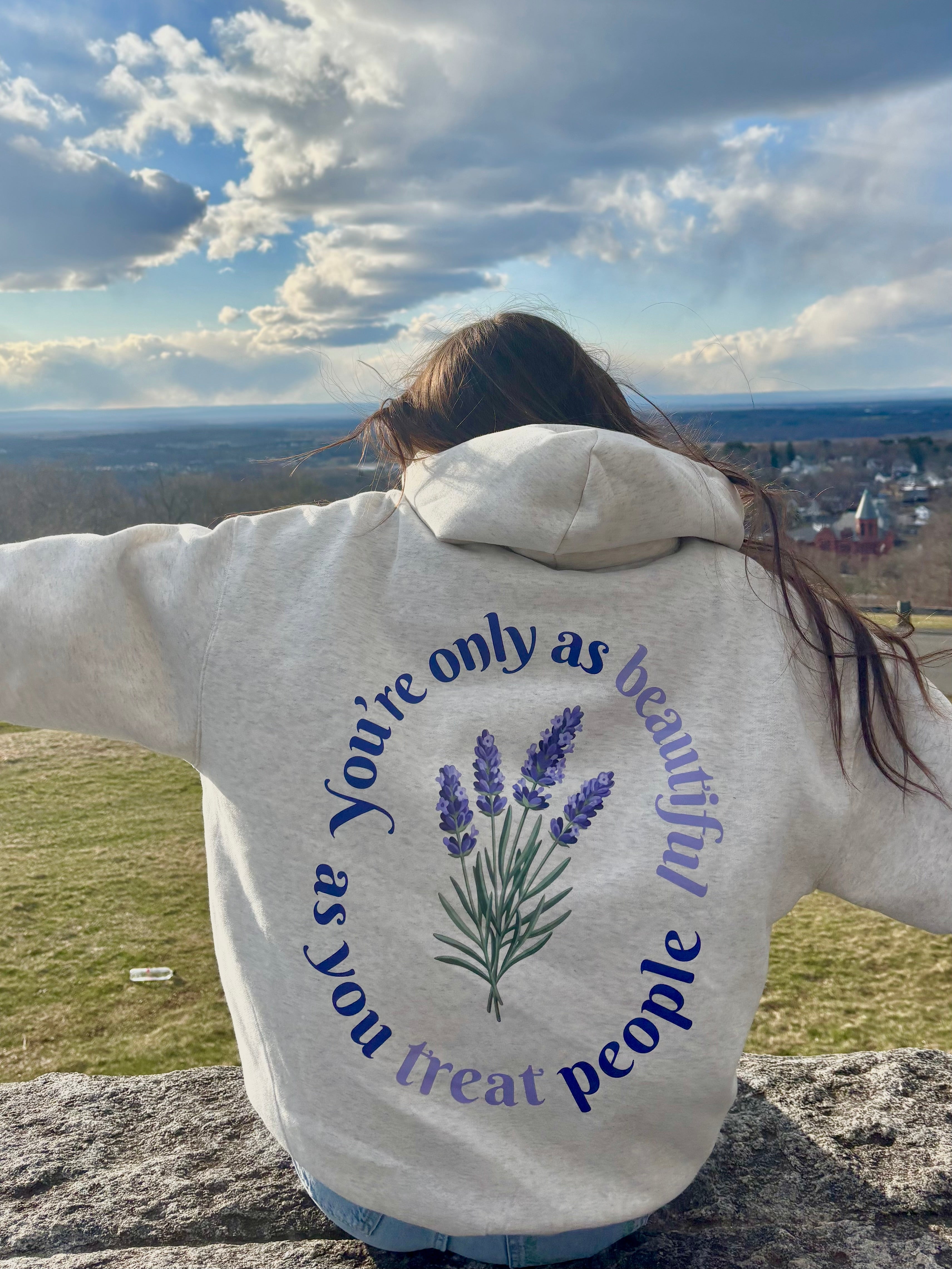 Only As Beautiful Oversize Fleeced Hoodie