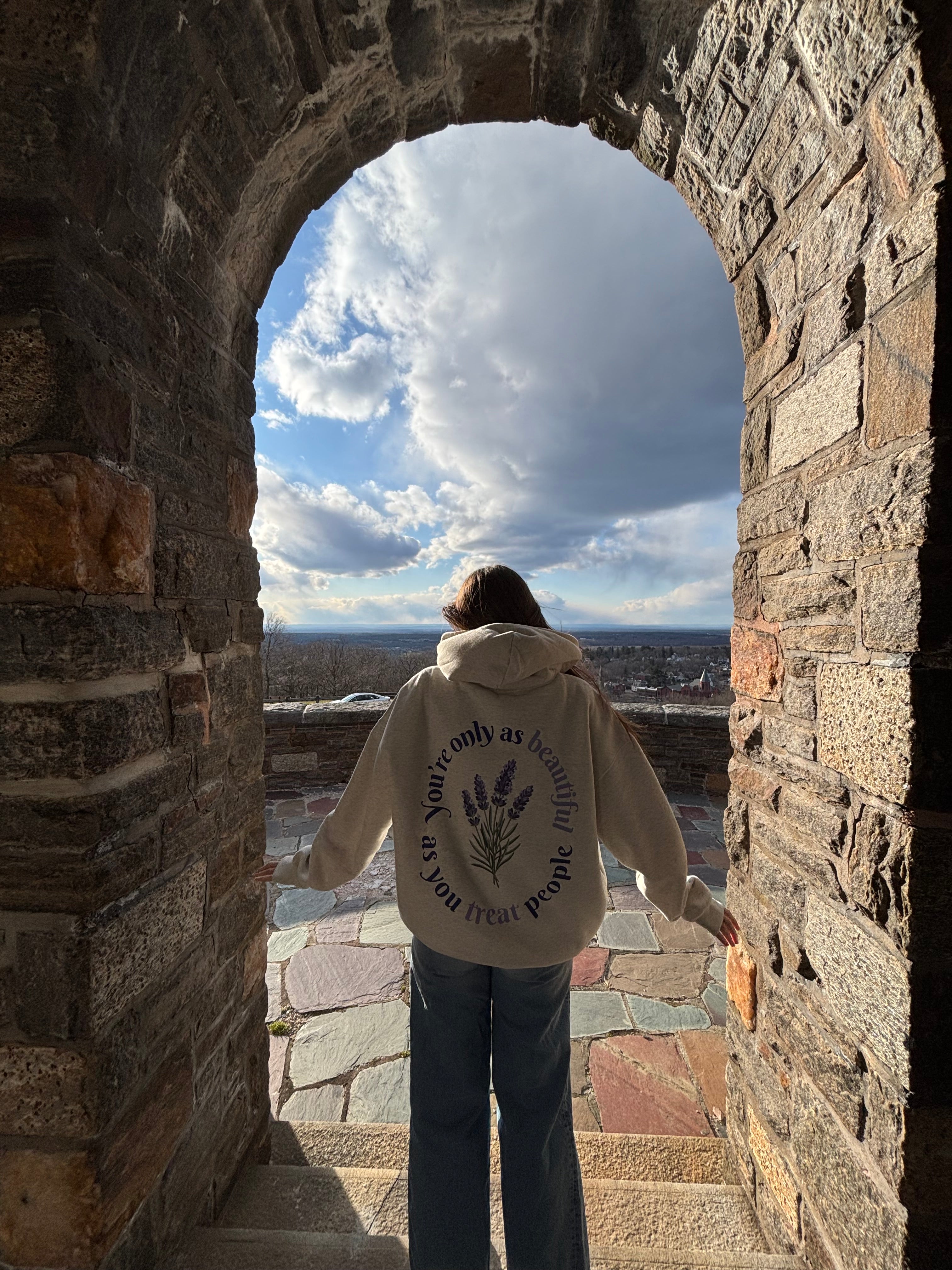 Only As Beautiful Oversize Fleeced Hoodie