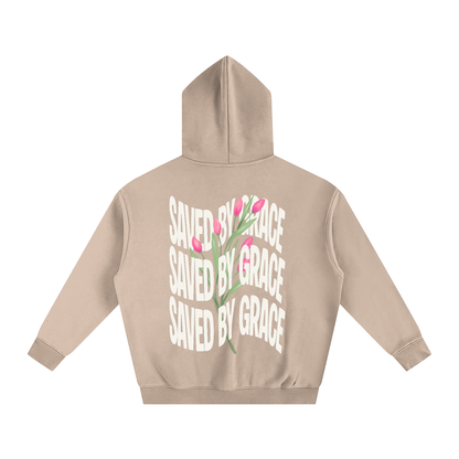 Saved by Grace Oversize Fleeced Hoodie