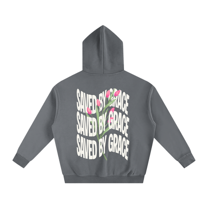 Saved by Grace Oversize Fleeced Hoodie