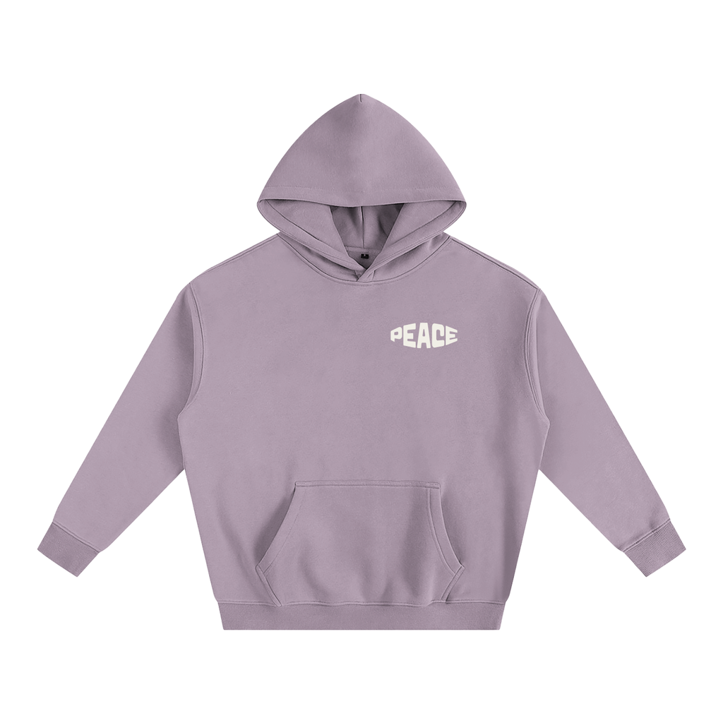 Peace Oversize Fleece Hoodie