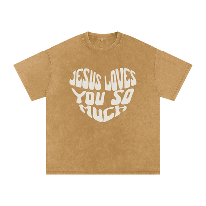 Jesus Loves You Heart Tee
