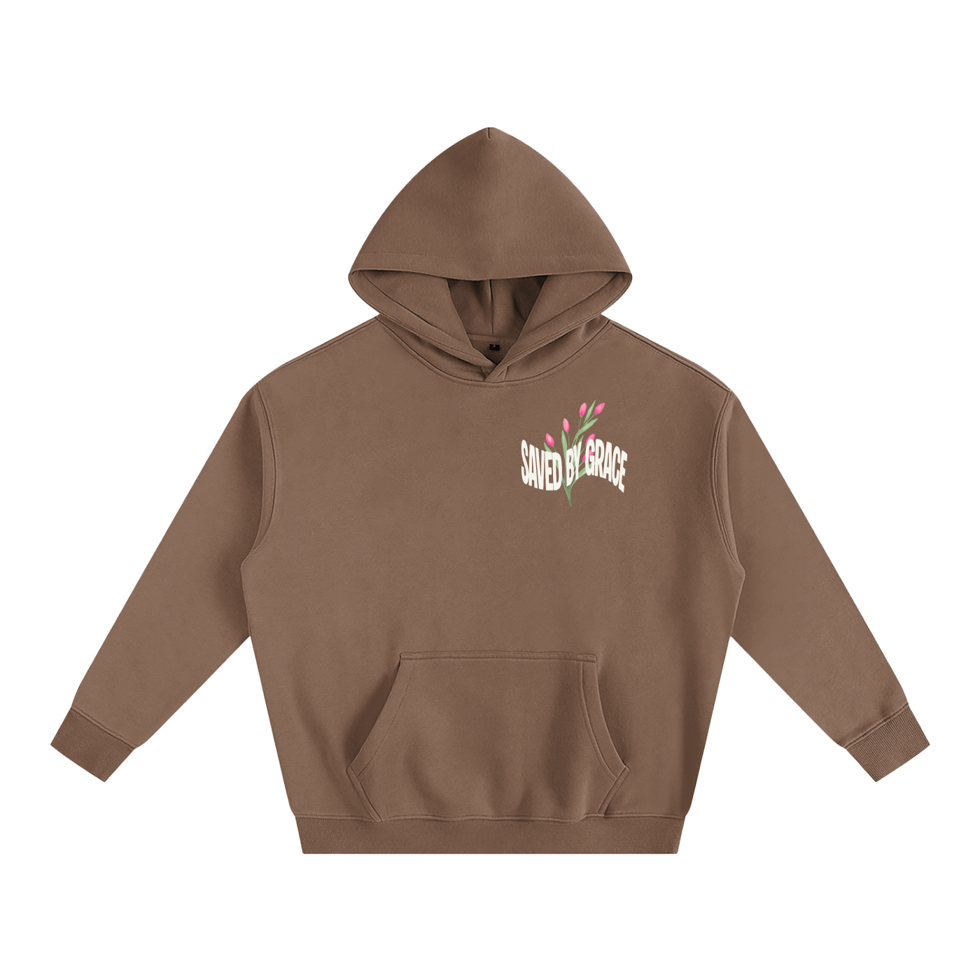Saved by Grace Oversize Fleeced Hoodie