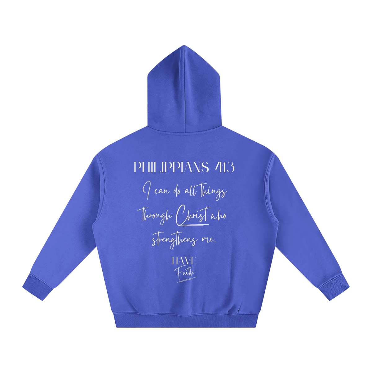 Philippians 4:13 Fleeced Hoodie