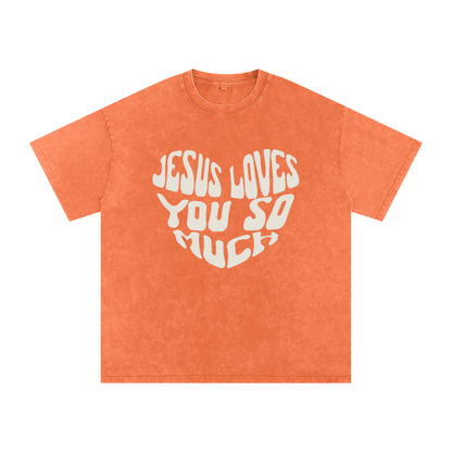 Jesus Loves You Heart Tee