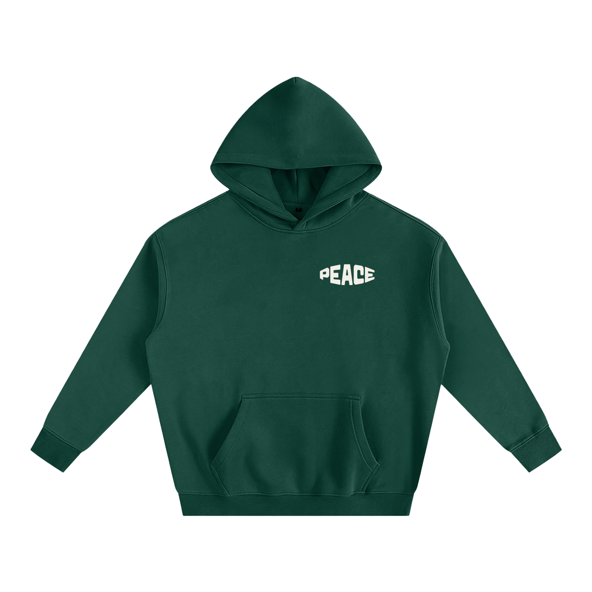 Peace Oversize Fleece Hoodie