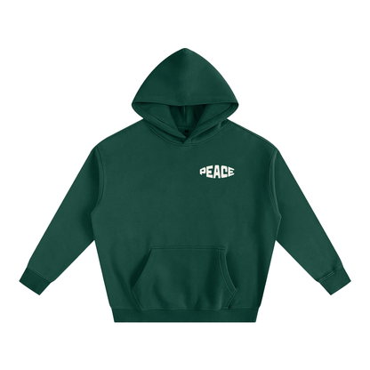 Peace Oversize Fleece Hoodie