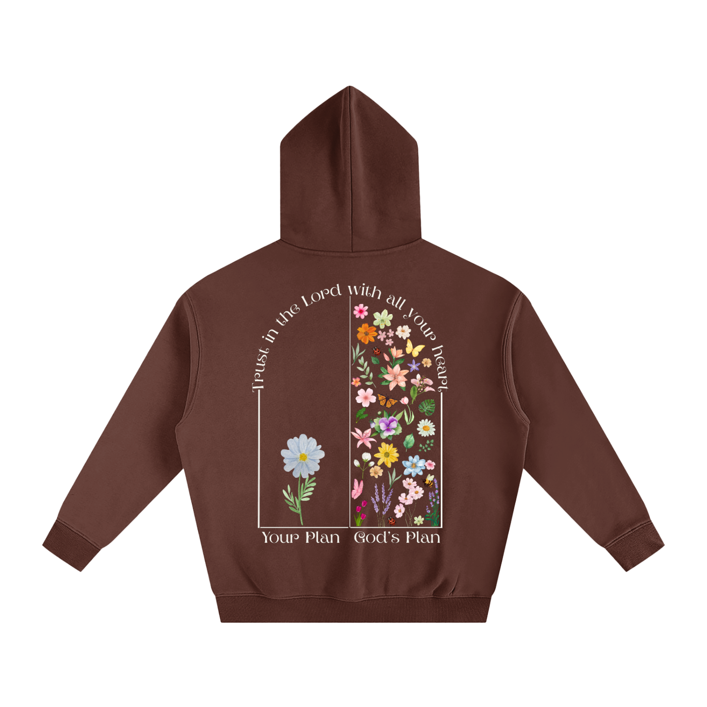 God's Plan Oversize Fleeced Hoodie