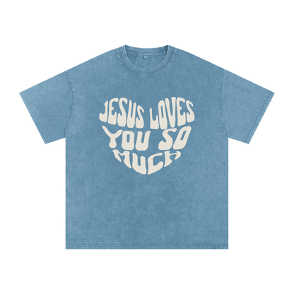 Jesus Loves You Heart Tee