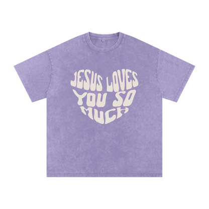 Jesus Loves You Heart Tee