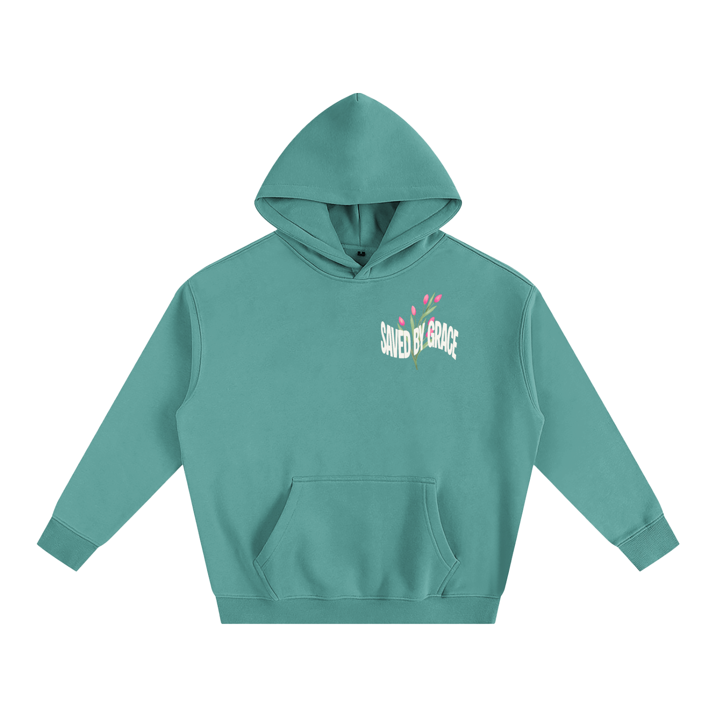 Saved by Grace Oversize Fleeced Hoodie