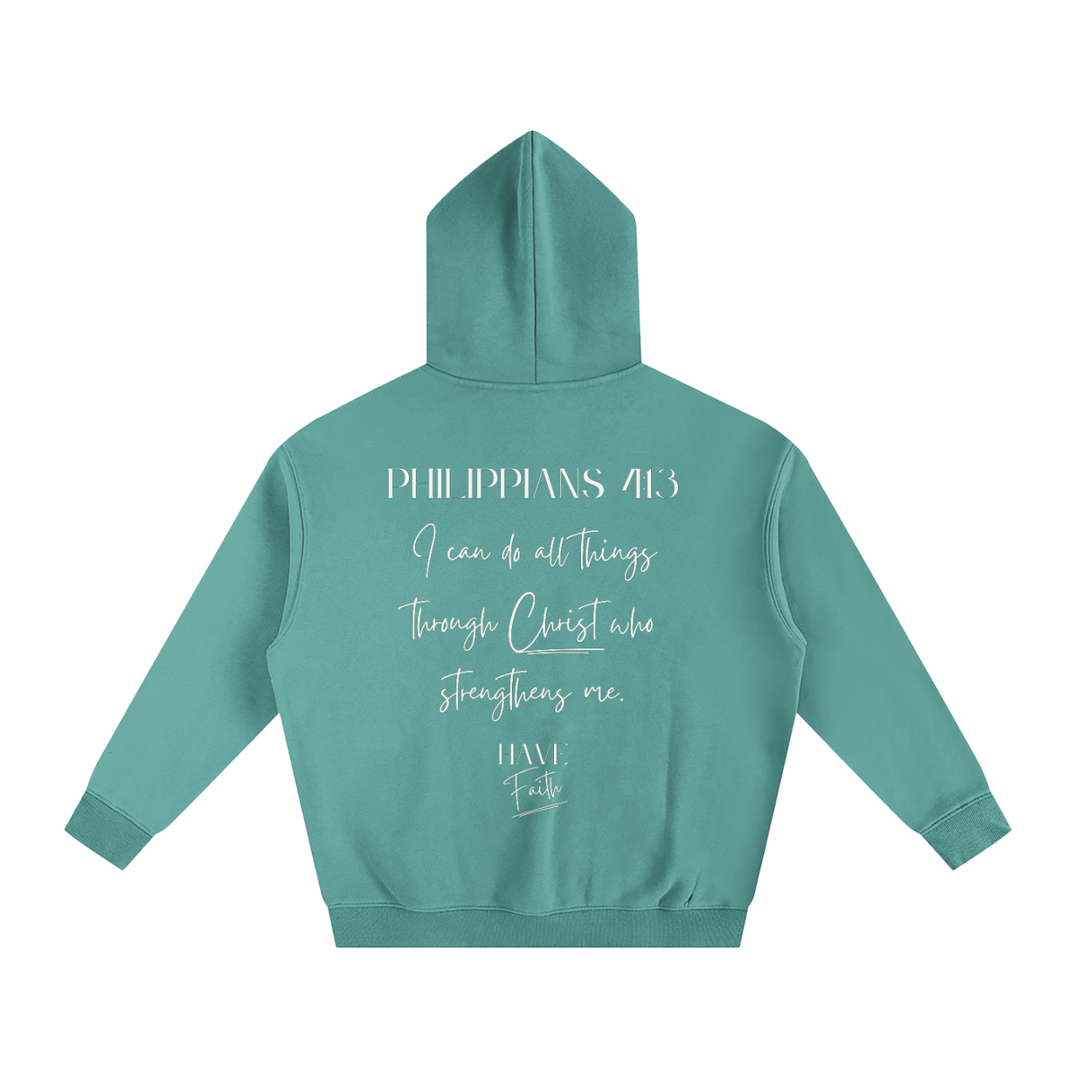 Philippians 4:13 Fleeced Hoodie