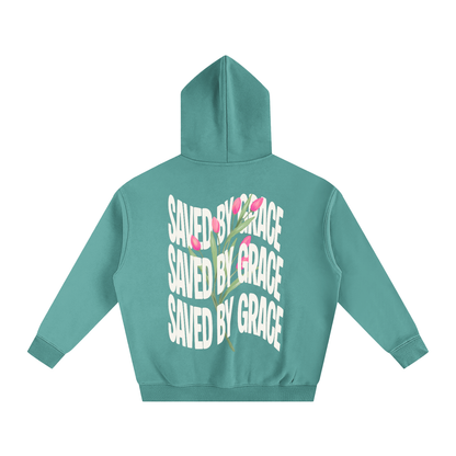 Saved by Grace Oversize Fleeced Hoodie