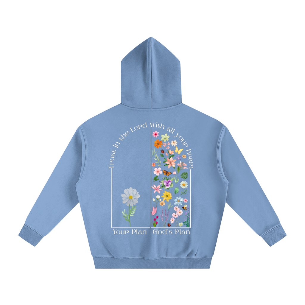 God's Plan Oversize Fleeced Hoodie
