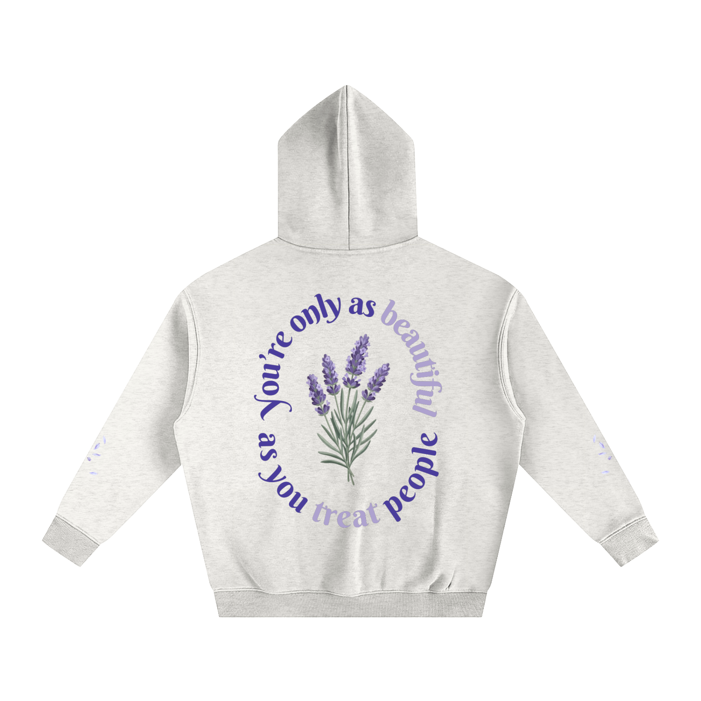 Only As Beautiful Oversize Fleeced Hoodie