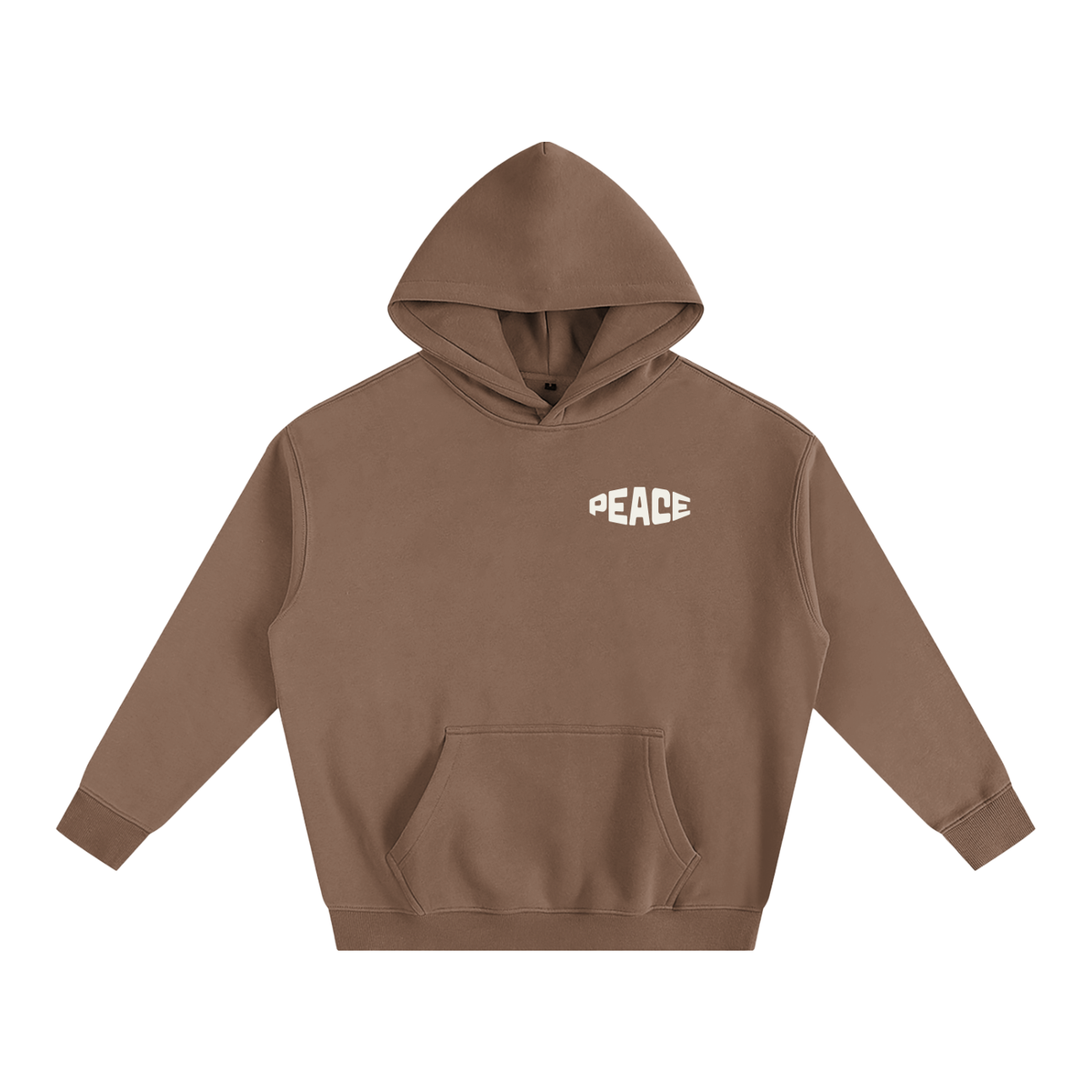 Peace Oversize Fleece Hoodie