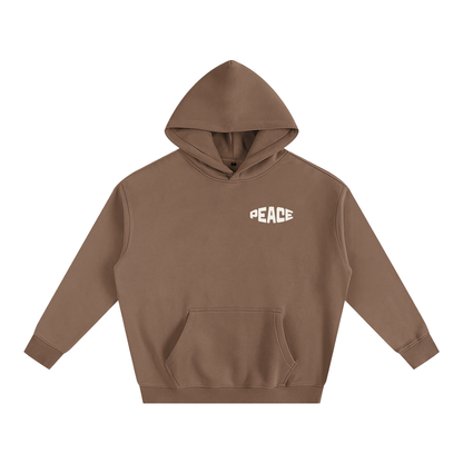 Peace Oversize Fleece Hoodie